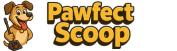 Pawfect Scoop small logo 117x51 dog waste removal service compact branding
