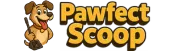 Pawfect Scoop logo banner with cartoon dog mascot and “Pawfect Scoop” text.